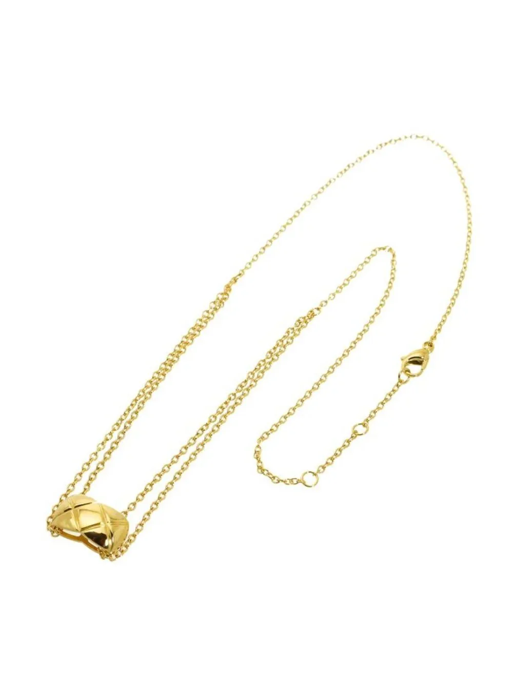 Chanel Coco Crush Necklace 40 18k YG Yellow Gold 750 Certificate